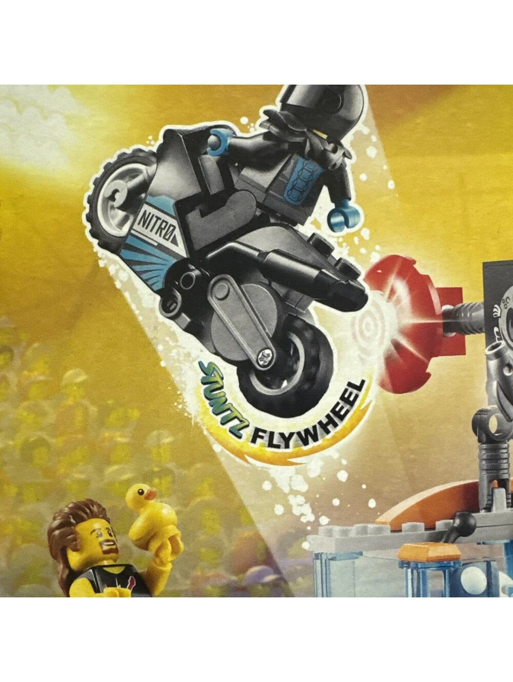 LEGO CITY: Stunt Show Truck (60294) Stuntz Flywheel New Sealed Damaged Box 420pc